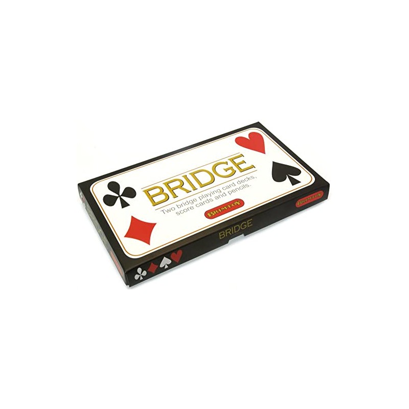 Bridge card game set