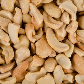 TableTop King 5 lb. Large Roasted and Salted Cashew Pieces