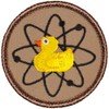 Atomic Duck Patrol Patch - 2" Diameter Round Embroidered Patch