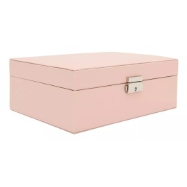 Exhivit Caja De Joyería, Organizador De Joyas Portátil Color Rosa