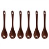 Yuauy 6 pcs Porcelain Egg Spoons Ceramic Spoons 4.7 inch