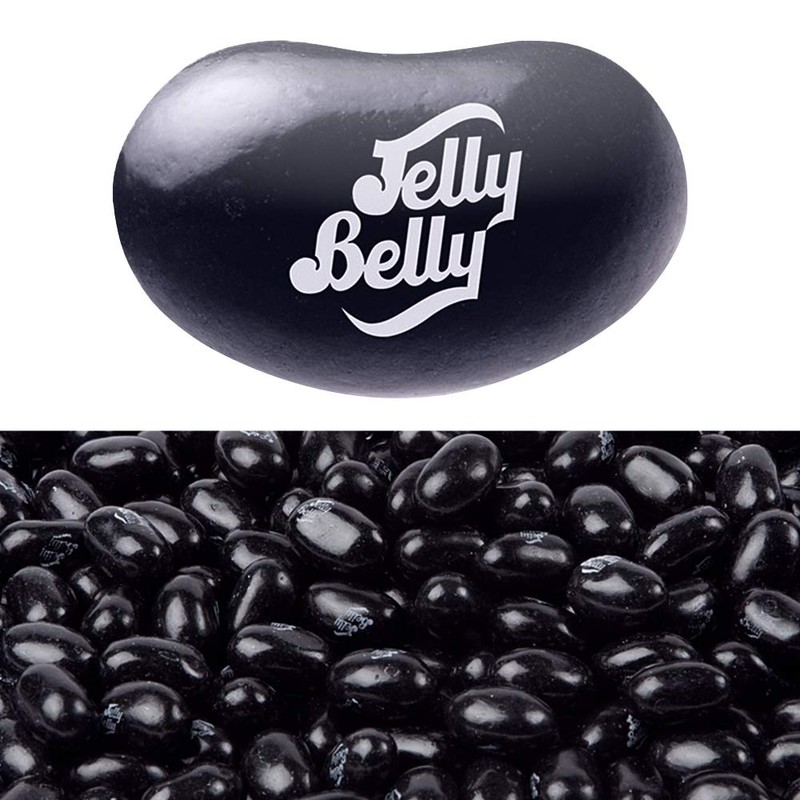 Jelly Belly JB314 Jelly Beans - Liquorice Flavor, 70 Gram