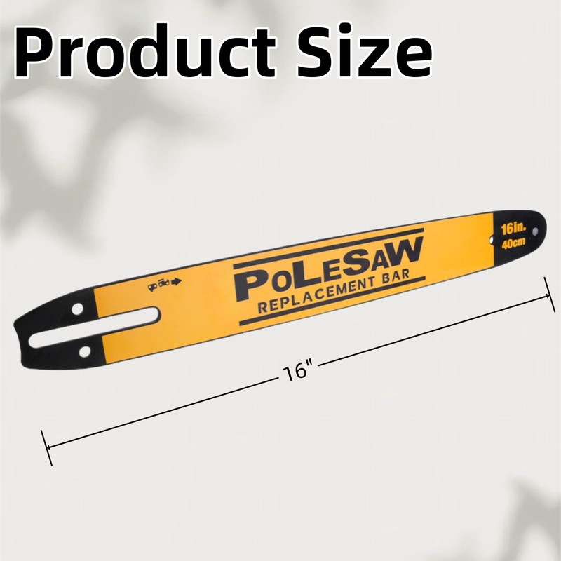 Raneped DWZCSB16 16 in. Chainsaw Replacement Bar for DEWALT DCCS670