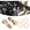 Unbranded Stainless M10x1.5 Banjo Bolt Kit for Brake Systems -