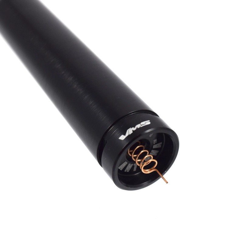 VMS RACING Anti-Theft White 50 Caliber Bullet Antenna For 90