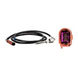 HELLA 6PT 014 494-841 Sensor, exhaust gas temperature - 2-pin connector - Bolted - Cable: 1200mm
