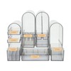 ILWorkTLs Countertop Makeup Organizer with Drawers,Stackable Cosmetic Organizers,Display Case for