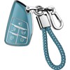 JOYEAR for Chevy Key Fob Cover with Key chain Compatible
