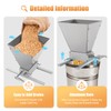 4 L Handcrank Mill Grinder 2 Roller Carbon Steel Grain