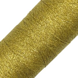 LINHASITA Linhasita 100g/360 Meters Waxed Thread 0.5mm Polyester Macrame Yarn 30 Colors Gold