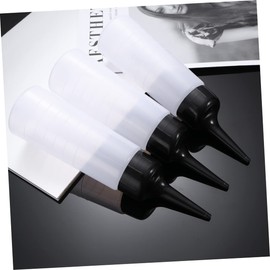 Gatuida Salon Size Hair Coloring Bottles 3pcs Refillable Shampoo Bottles for Easy Application