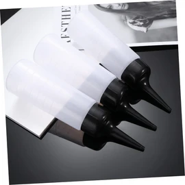 Gatuida Salon Size Hair Coloring Bottles 3pcs Refillable Shampoo Bottles for Easy Application