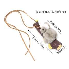 yueton 1 Pack Cute Koala Hugging Tree Car Rear View Mirror Hanging Accessories Fun Car Interior Decoration Adorable Car Pendant