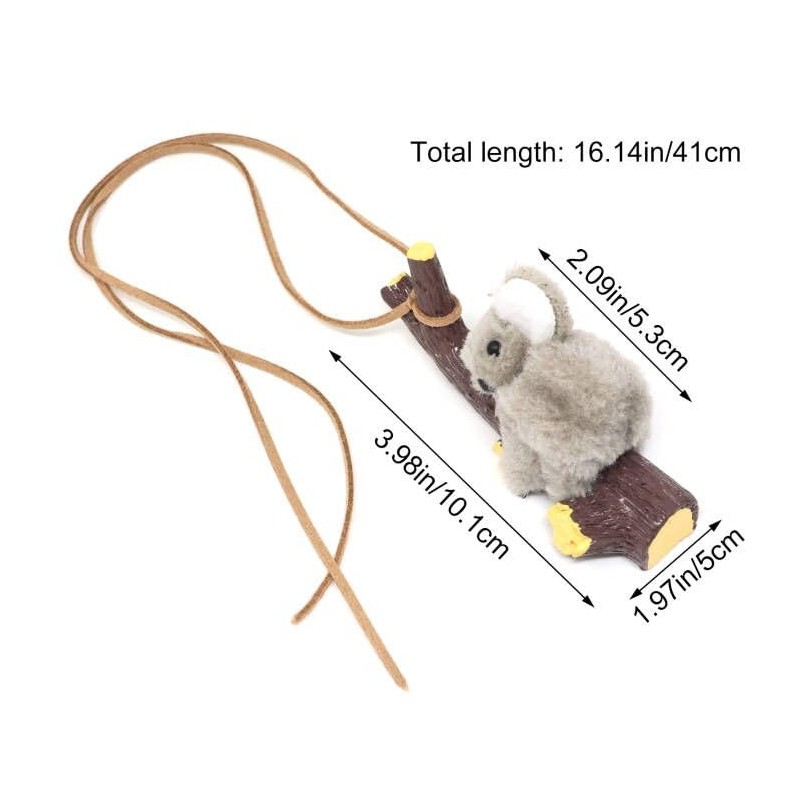 yueton 1 Pack Cute Koala Hugging Tree Car Rear View