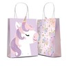 16 PCS Unicorn Party Favor Bags, Unicorn Birthday Gift Bags