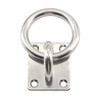 Zerniple M5 Pad Eye Plate 304 Stainless Steel U Hooks