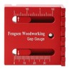 Woodpecker Tools,Saw Seam Gauge Woodworking Feeler Ruler Depth Measuring Ruler,