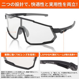 [RATCHROLL] Motorcycle Sunglasses Adult Anti Fog Dustproof Motorcycle Goggles Sports Sunglasses Off-Road Bike ATV Clear Lens Black Frame Replacement