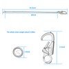 [Ahiller] Men's Wallet Chain, Double Locking Key Chain with Tungsten