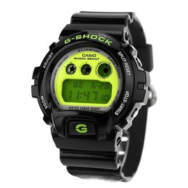 Casio G-Shock DW-6900RCS-1 Digital 6900 Series Quartz Men's Watch, Ice Blue/Light Green LCD