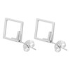 Ipetboom Elegant Geometric Earring Studs for Women Diamond Shaped Design