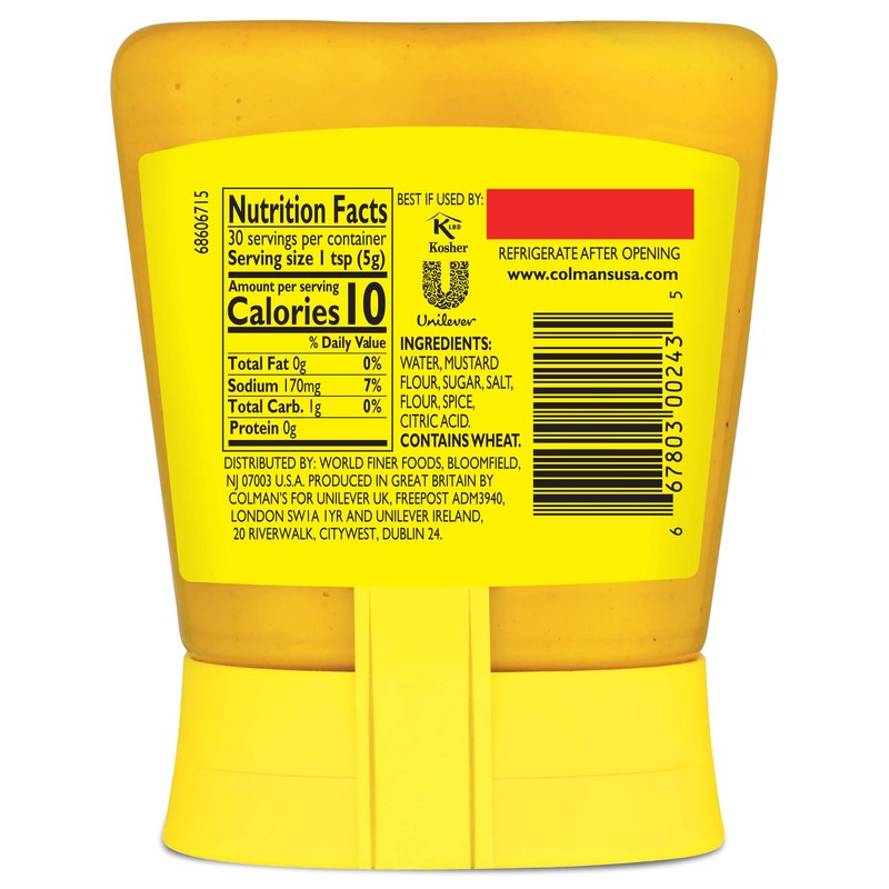 Colman's Squeezy Mustard, 5.3-Oz