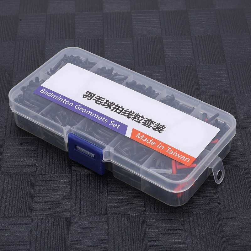 Powerti Badminton Eyelets Kit Racket Eyelets Bucket String Protector Stringing