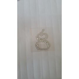 CraftbuddyUS 2 x"8" Self Adhesive Stick on Clear Rhinestone Numbers Gems Crystals