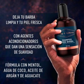 Shampoo para Barba King C. Gillette 241ml