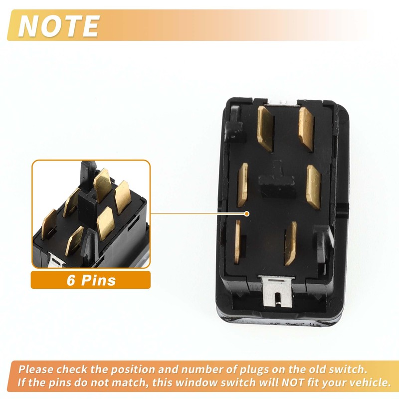 A ABSOPRO Car Window Regulator Switch Front Rear Passenger Side