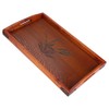 Large Wood Serving tea Water Drinks Tray Wooden Breakfast Tea