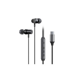 【Hi-Unit Genuine Product】Hi-Unit HSE-A2000NC with ANC Noise Canceling Type-C Connection BK Wired Earphones with Remote Control Microphone