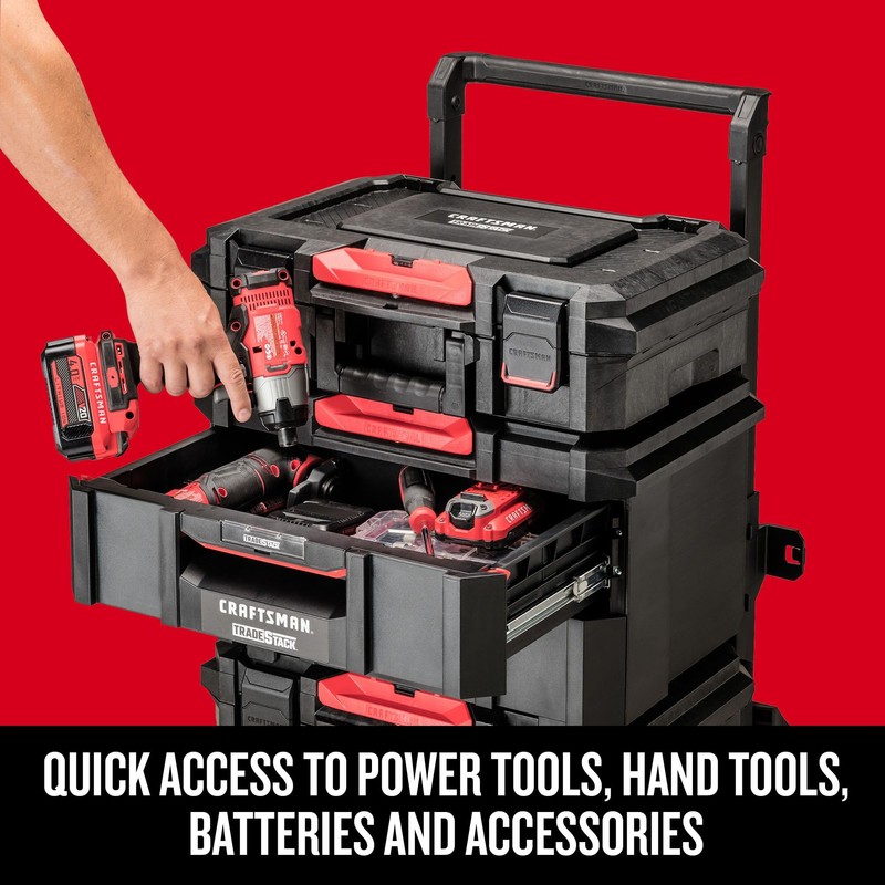 CRAFTSMAN TRADESTACK Tool Box, Tool Organizer, Drawer Unit (CMST21404)