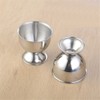 REOVE Egg Cups Set Stainless Steel Soft Boiled Egg Cups
