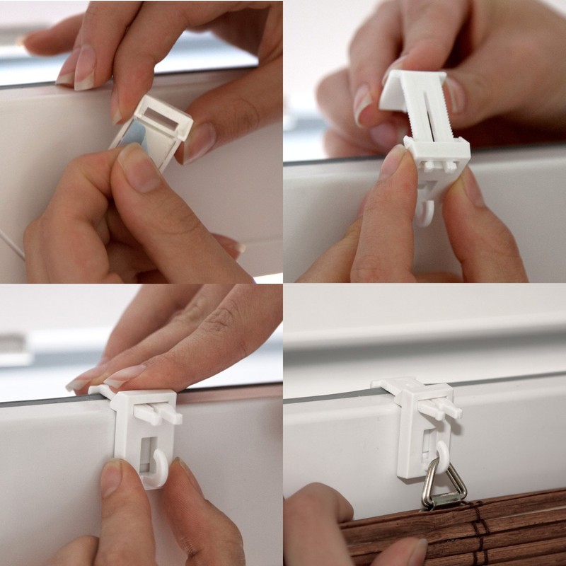 VICTORIA M Klemmfix Bracket for VICTORIA M Bamboo Roller Blinds,