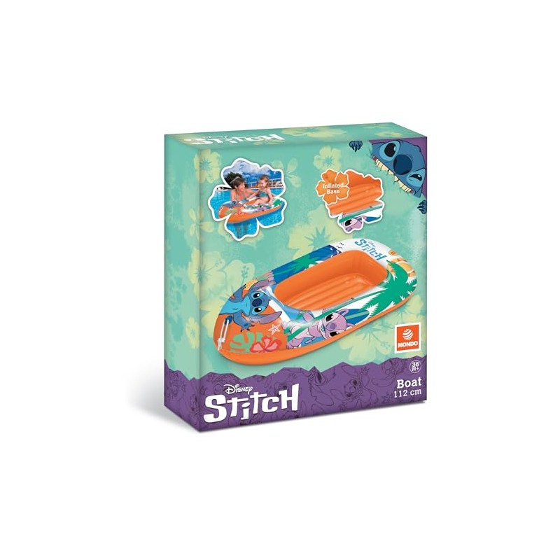 Mondo Toys - Stitch Boot - Inflatable Dinghy with Inflatable