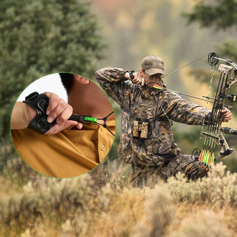 TOPARCHERY Archery Compound Bow Release Aids Trigger (Green)