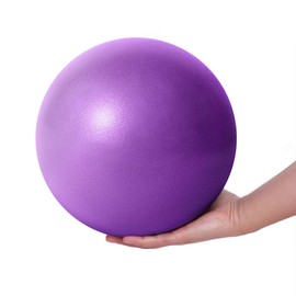 Fresion Gymnastic Ball, Small Pilates Ball, Exercise Ball, Non-Slip & Super Light Gymnastics Ball with Pump, 25 cm, 45 x 90 cm, Peanut-Shaped Ball, Fitness Ball for Yoga, Home, Office, Sitting Ball, gold