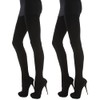 Undercover 2 Pack Ladies 300 Denier Appearance Thermal Tights Black