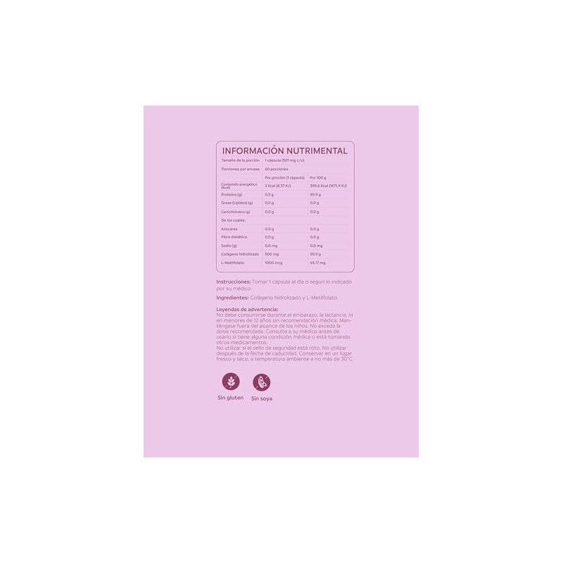nutriADN – Methyl Folate Support (1000 mcg) – Suplemento de