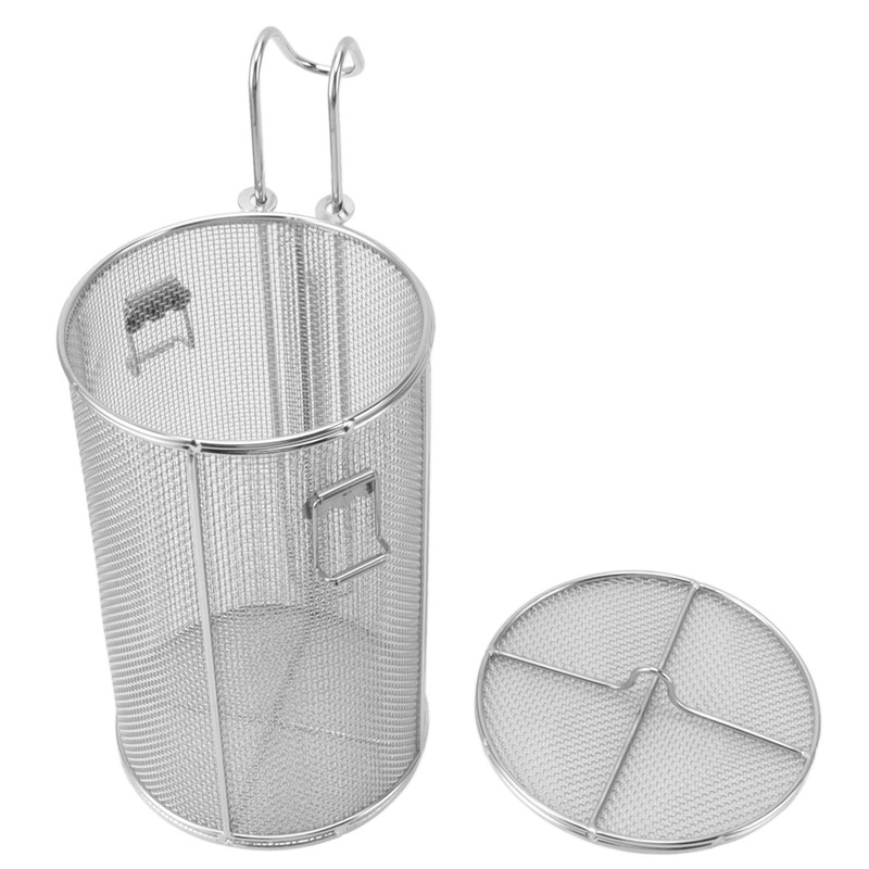 Stainless Steel Spice Seasoning Strainer Collapsible Telescopic Handle Soup Seasonings