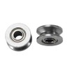 10PCS V624ZZ Miniature V Groove Pulley Steel V Guide Rail