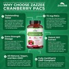 Zazzee Cranberry PACs, 72 mg PACs per Capsule, 2X Strength,