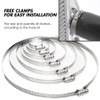 G-PLUS Silicone Radiator Coolant Hose Kit Clamps Compatible With 2002
