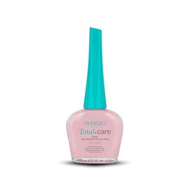 Masglo Advanced Total Care Base Coat – 13.5 mL – Base Regeneradora y Brillo Tono Rosado – Tratamiento para Uñas Dañadas – Secado Rápido