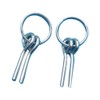 Techigher 2PCS Awning Tent Poles Rings with 2 Pins for