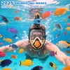 Snorkel Mask, Full Mask for Adults, 180 Degree Vision, Anti-Fog