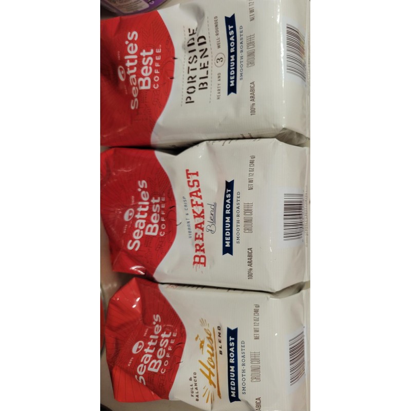Seattle's Best Coffee Medium Roast Ground Coffee Variety Pack |