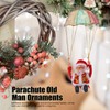 Parachute Christmas Ornaments Lovely Shape Safe Eco Friendly Fleece PC