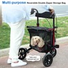 WALK MATE 3 Wheel Rollator Walker with Seat for Slim